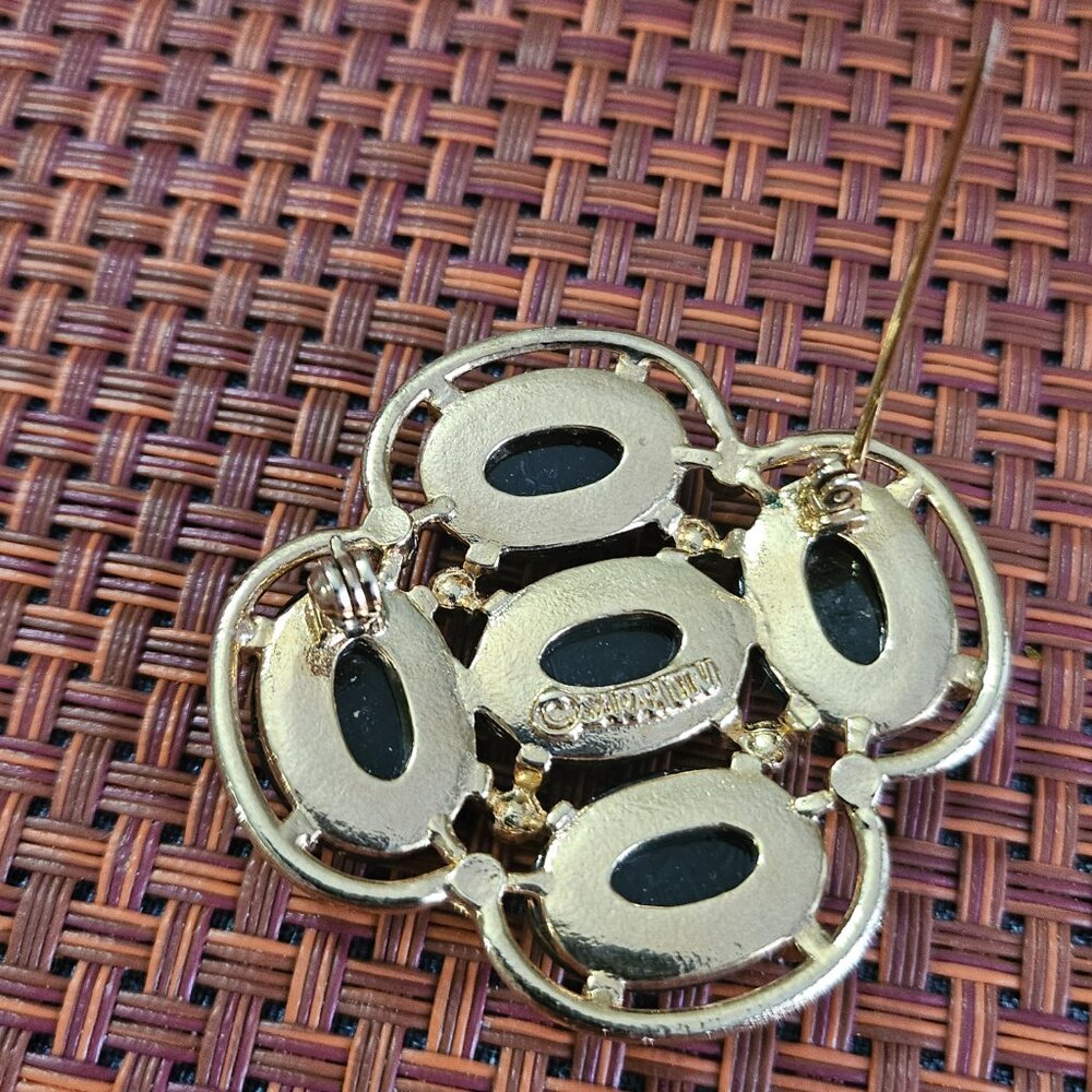 Vintage Sarah Coventry Enamel Brooch (Jewelry 002) - Picture 4 of 4